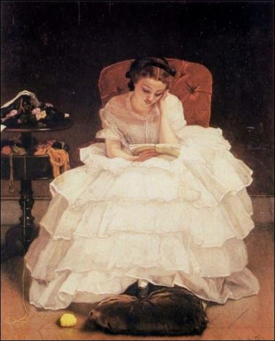 Jeune fille lisant, 1856