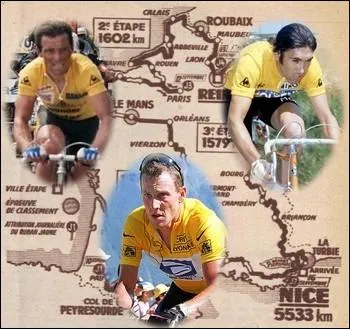Lequel de ces coureurs, dtient le record de jours en jaune passs sur le Tour de France : plus de trois mois de sa vie, soit exactement 97 jours ?