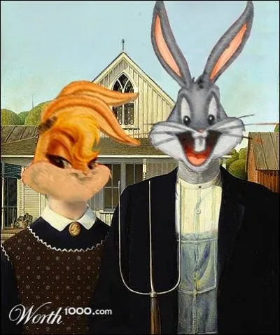 Quel couple de personnages anims se retrouve  la place des deux fermiers ?