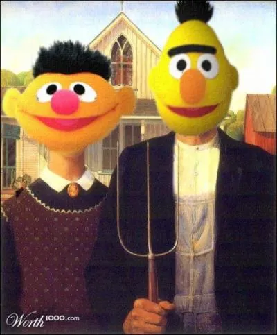 Bart et Elmer sont deux personnages issu ...