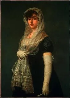 Jeune femme  la mantille aka La Femme du libraire, c. 1805