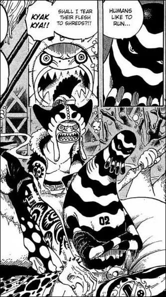 Quels sont ces personnages membres des New Fishman Pirates ?