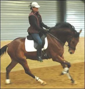 Pour demander un dpart au galop sur le bon pied, il faut ...