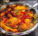 Quelle est cette spcialit espagnole qui runit divers poissons dont loup et lotte, des calamars des moules ... ?