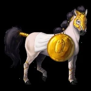 Ce cheval nomade passe de joueur en joueur pour leur offrir une orchide noire. Comment s'appelle cette jument ?