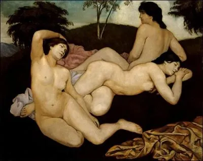 Aprs le bain, trois nymphes, 1908