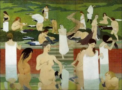 Le bain au soir d't, 1892