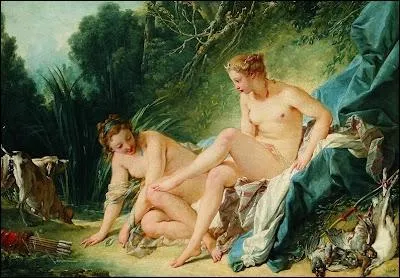 Diane sortant du bain