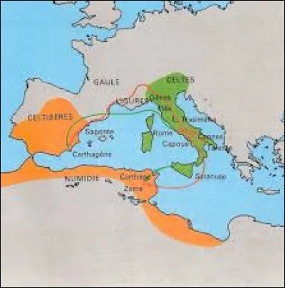Quel nom a-t-on donné à la guerre qu'Hannibal a mené pour contrer l'hégémonie de la République romaine de 218 à 202 av JC ?