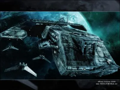 Comment s'appelle le premier croiseur spatial terrien ?