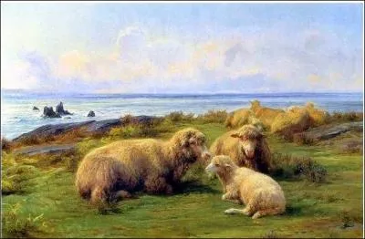 Qui a peint  Moutons au bord de la mer  ?
