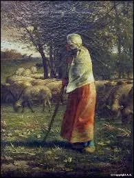 Qui a peint  La petite bergre  ?