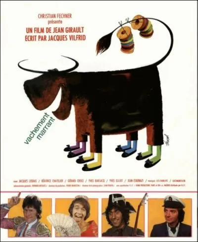 Comdie franco-espagnole de Jean Girault sortie en 1972 avec Grard Rinaldi, Jean Sarrus, Jean-Guy Fechner, Grard Filipelli ... .