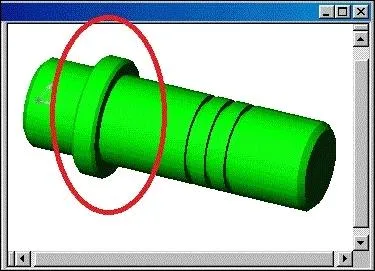 Un changement brusque de diamtre sur une pice cylindrique, c'est un...