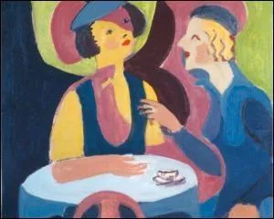 Deux femmes dans un caf, 1929