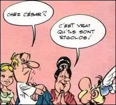 Ce romain achte nos deux gaulois chez un marchand d'esclaves du nom de Tifus dans l'album  Les Lauriers de Csar . Comment s'appelle-t-il ?