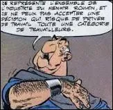 Dans l'album  Oblix et Compagnie , ce personnage se dit reprsentant de l'industrie du menhir romain. Quel est son nom ?