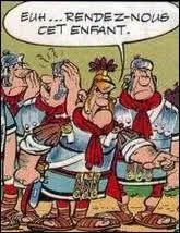 Il est charg de surveiller Pp, le fils du chef Soupalognon y Crouton dans l'album  Astrix en Hispanie . Ils portera aussi le nom de Dansonsurlepon y Davignon. Quel est son nom ?