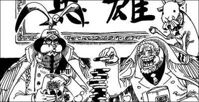 Quel lien entretient l'ancien amiral en chef Sengoku vis--vis de la vice-amiral Tsuru ? Et vis--vis du vice-amiral Garp ?