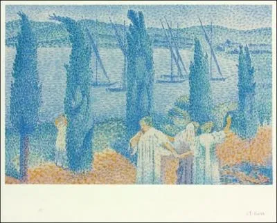 Qui a peint Promenade ou Les cypres ?