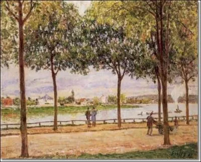 Qui a peint Promenade sous les noyers ?