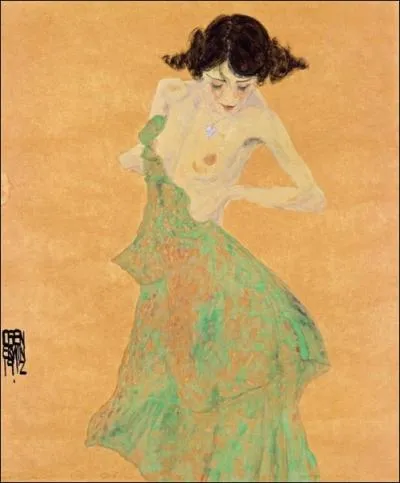 Femme dans une robe verte, 1912
