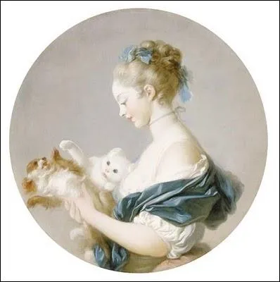 Qui a peint Fille jouant avec un chien et un chat ?