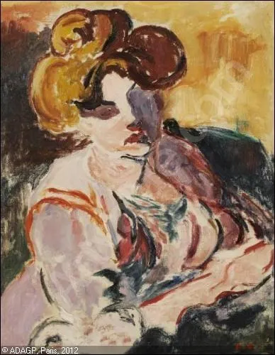Qui a peint Femme au chignon ?