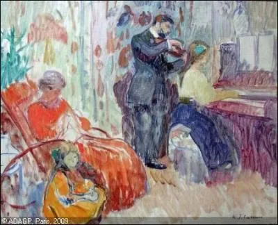 Qui a peint la leon de piano ?