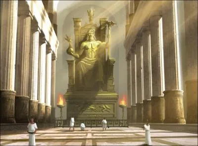 La statue de Zeus (Grce) est une des :