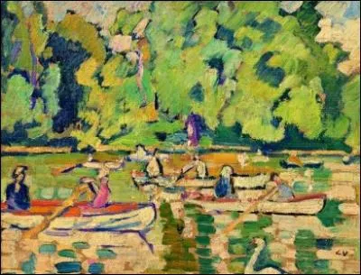 Barques au bois de Boulogne, 1938