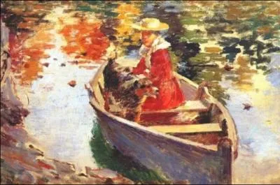 Miss Motes et son chien Shep, 1893