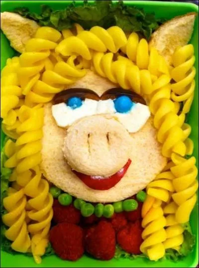 Quelques ptes et petits pois font de moi l'une des principales garnitures du  Bbte Show , c'est un scandale !