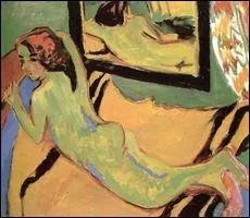 Qui a peint Nu allong devant un miroir ?