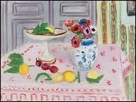 Qui a peint  La nappe rose  ?