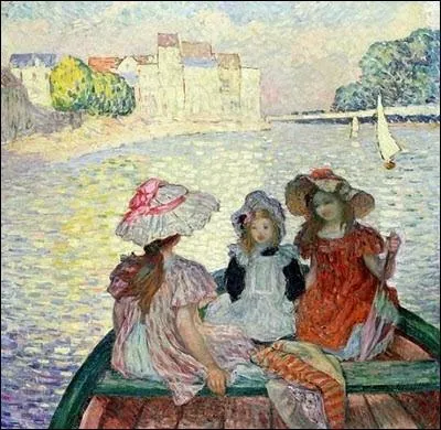 Qui a peint Jeunes filles dans une barque ?