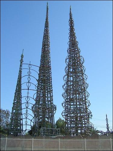 Les «Watts Towers» sont faites de câbles d'acier. Dans quel quartier de Los Angeles peut-on les retrouver ?