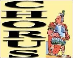 Chorus est un lgionnaire charg, par Jules Csar, de dtruire le palais de Numrobis. Dans quel album voit-on ce romain ?