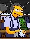 Quel sport Moe exerait-il avant de devenir patron de la taverne ?