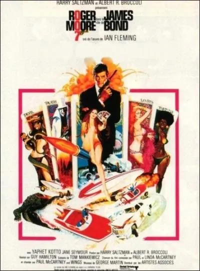Film amricano-britannique faisant partie de la saga James Bond, ralis par Guy Hamilton en 1973 avec Roger Moore, Jane Seymour