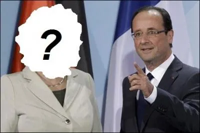 Avec quelle chancelire allemande Franois Hollande est-il sur cette photo ?