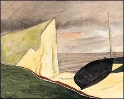 Qui a peint Falaise et bateau ?