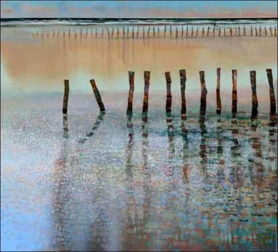 Crpuscule sur la plage