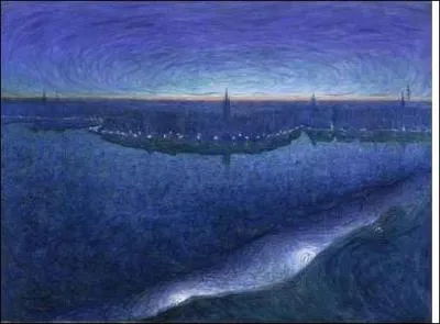 Lever su soleil sur le Fjord Riddar  Stockholm