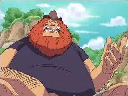 Comment s'appelle le personnage qui a quitt� la marine et qui s'est fait congeler par Aokiji pendant la destruction de l'�le ?