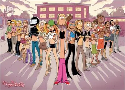 Parmi ces personnages, laquelle contient un personnage inexistant dans  Les Nombrils  ?