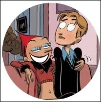 Qui est ce personnage, au ct de Vicky, reprsent sur cette photo ?