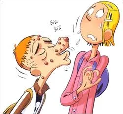 Mme si sur cette photo Murphy est en train d'essayer d'embrasser Karine il a une petite amie. Mais comment s'appelle-t-elle ?