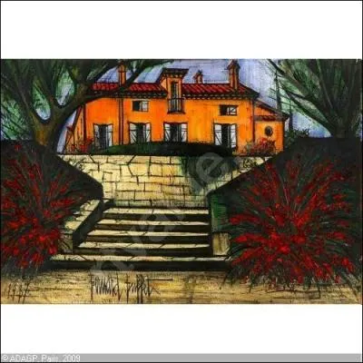 Qui a peint La Baume, l'escalier ?