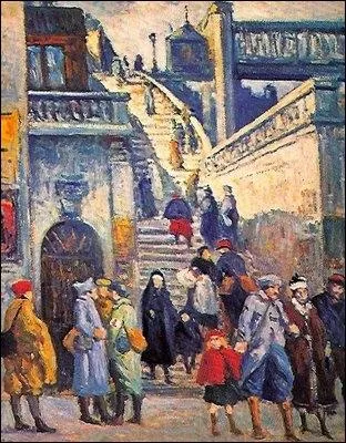 Qui a peint Les escaliers de la rue d'Alsace ?